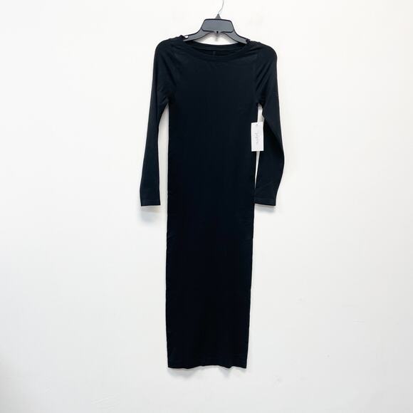 Isabel By Ingrid & Isabel Long Sleeve Seamless Jersey Midi Maternity Dress XS - Picture 2 of 5